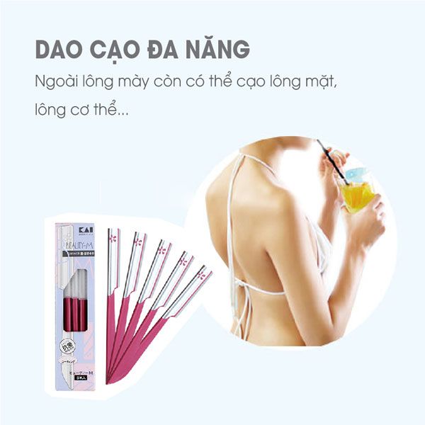 Dao Cạo Kai - Set 5 Cây