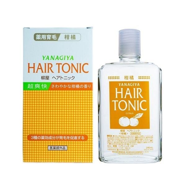 Tinh dầu Bưởi dưỡng tóc Nhật Bản Yanagiya Hair Tonic Citrus 240ml (ngăn tóc gãy rụng)