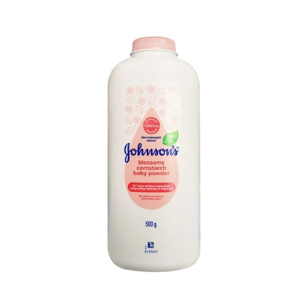 Phấn ngừa rôm sẩy cho bé Johnsons Baby Powder Blossoms Cornstarch 100g/200g/500g