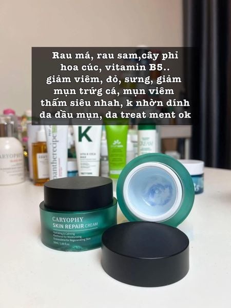 Kem Dưỡng Caryophy Cấp Ẩm Và Phục Hồi Da 50ml Skin Repair Cream