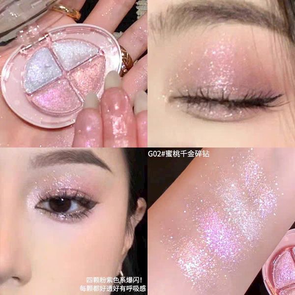 GOGO TALES Phấn Mắt 4 ô Glittering Colourful