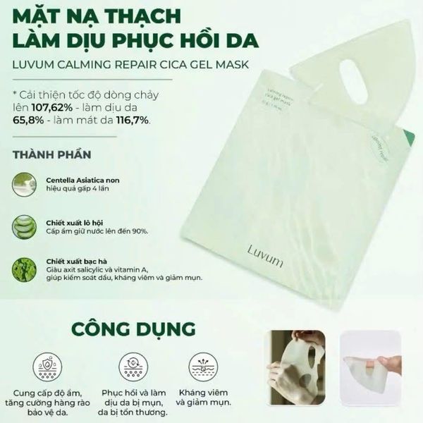 Mặt Nạ Thạch Luvum  Gel Mask 33g.
