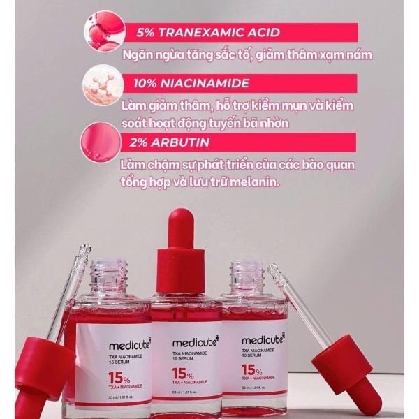 Tinh Chất Dưỡng Sáng, Mờ Thâm Medicube TXA Niacinamide 15 Serum 30ml