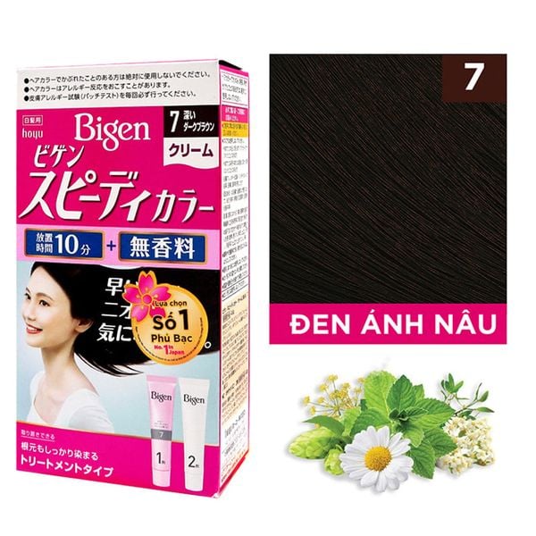 Thuốc Nhuộm Tóc Bigen Speedy Color Cream Phủ Bạc Dạng Kem Hộp 80g