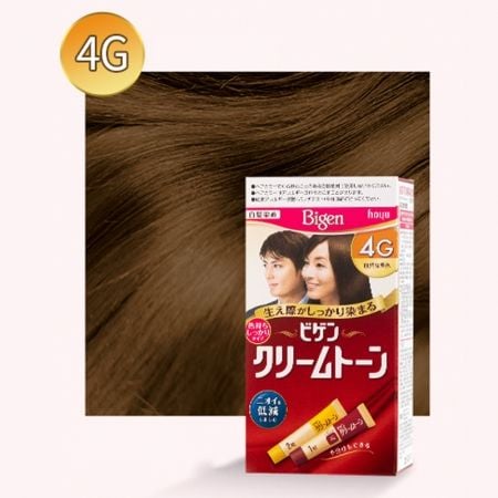 Thuốc Nhuộm Phủ Bạc Tóc Bigen Cream Tone  Nhật Bản
