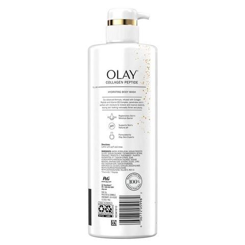 Sữa Tắm Olay Vitamin B3 & Collagen dưỡng ẩm, mềm mịn, chống lão hóa, săn da Olay 591mL [Mỹ]