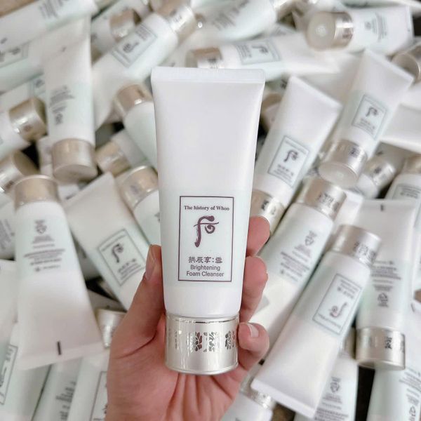 Tách Set Sữa Rửa Mặt Dưỡng Trắng Whoo Gongjinhyang Seol Brightening Foam Cleanser 100ml.