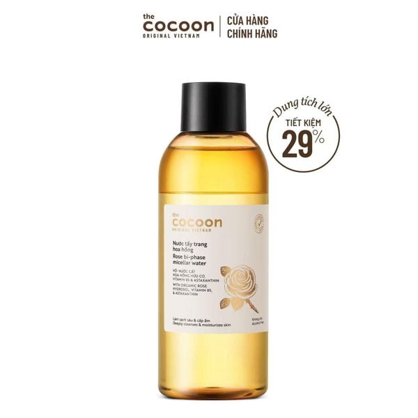 Dầu Tẩy Trang Cocoon Rose Cleansing Oil Chiết Xuất Hoa Hồng 140ml/ 310ml