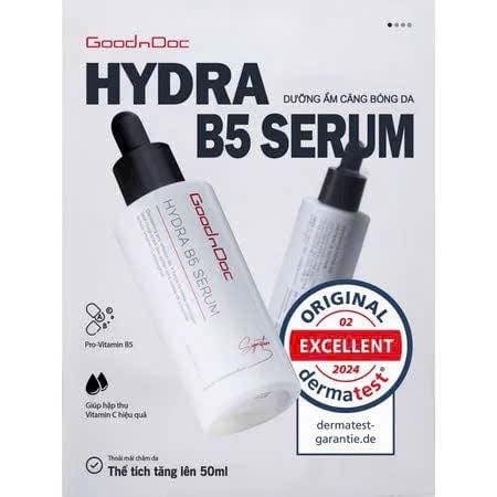 Serum Cấp Ẩm Phục Hồi Da GoodnDoc Hydra B5 Serum 50ml (New)