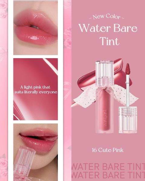 Son Tint Peripera Water Bare Tint #16 Cute Pink