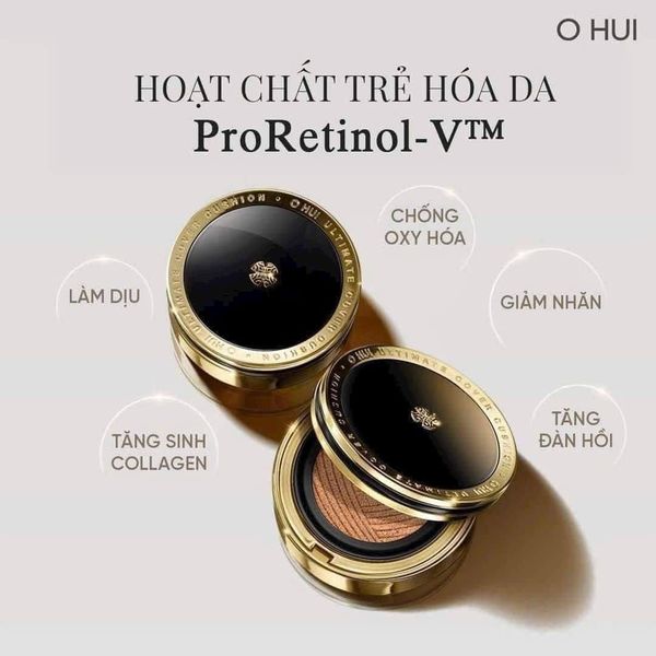 Phấn nước cho lớp nền Satin trong suốt OHUI Ultimate Cover Cushion Satin Finish