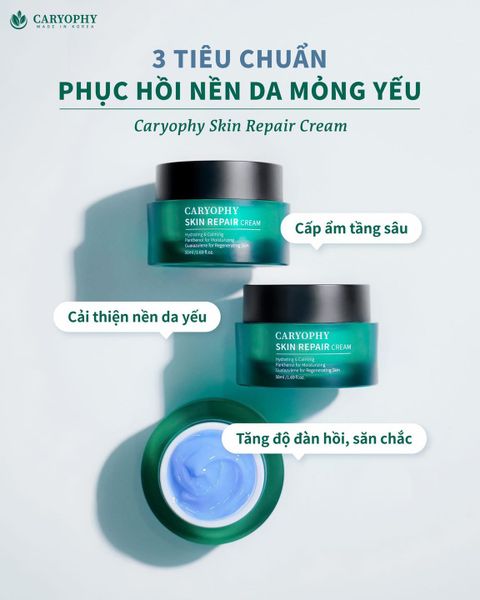 Kem Dưỡng Caryophy Cấp Ẩm Và Phục Hồi Da 50ml Skin Repair Cream