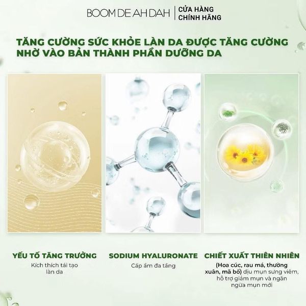 Tinh Chất Làm Dịu, Phục Hồi, Giảm Mụn Boom De Ah Dah Growth Factors Calming Ampoule 50ml