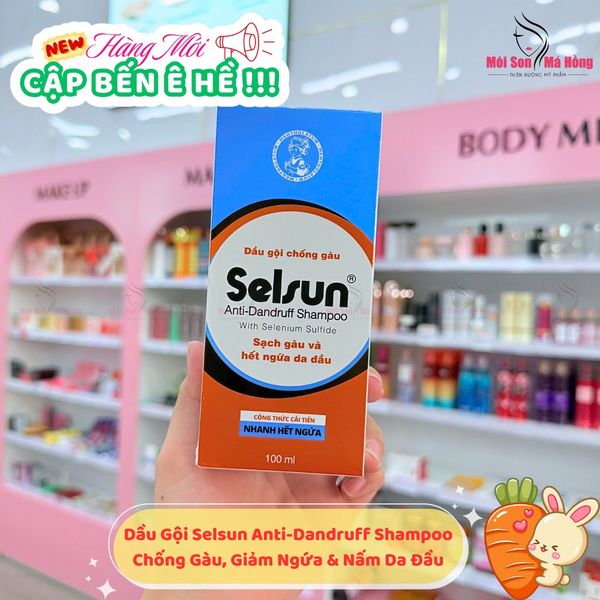 Dầu Gội Selsun Ngừa Gàu & Giảm Ngứa Da Đầu 100ml 1% Selenium Sulfide Anti-Dandruff Shampoo