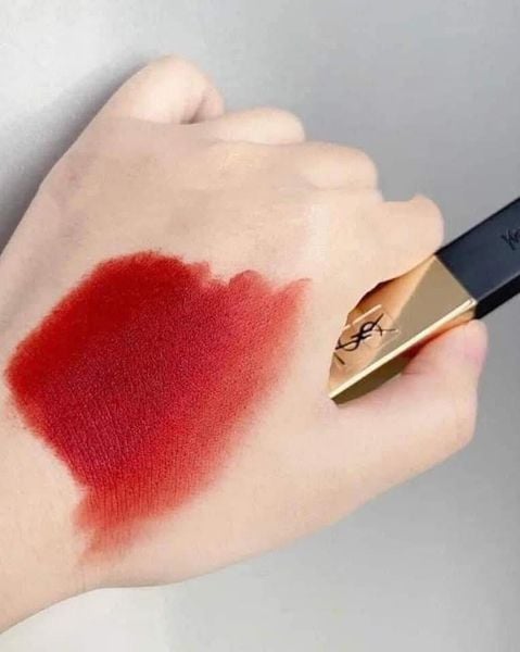 Son High End YSL Ladies Rouge Pur Couture The Slim Leather Matte Lipstick #1966 Rouge Libre Đỏ gạch