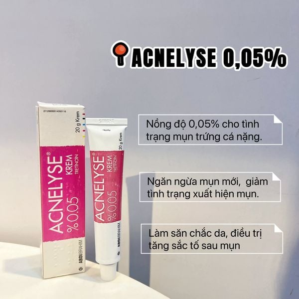 Kem Trị Mụn Abdi Ibrahim Acnelyse Krem Tretinoin 20g
