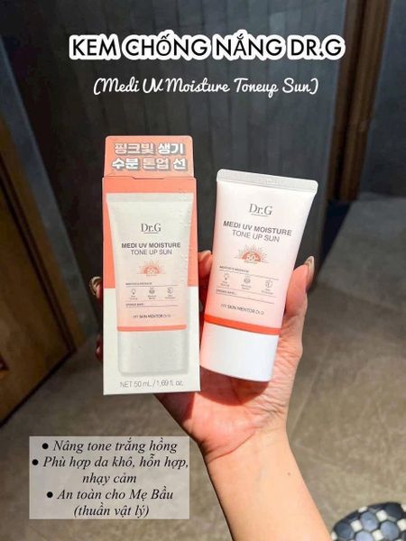 Kem chống nắng Dr.G Medi UV Moisture Tone Up Sun Spf 50+ 50ml