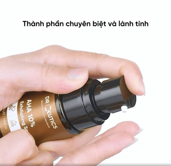 Tinh Chất Sáng Da, Tẩy Tế Bào Chết DRCEUTICS AHA 10% Exfoliating Serum 30g