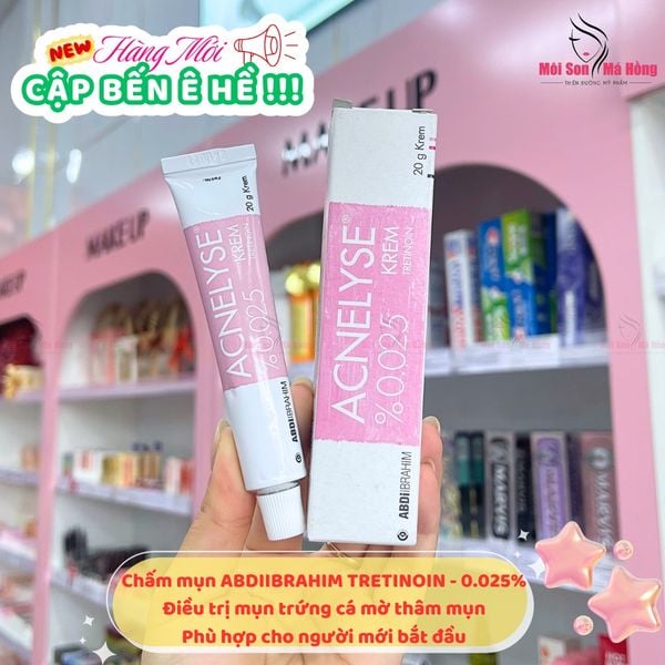 Kem Trị Mụn Abdi Ibrahim Acnelyse Krem Tretinoin 20g