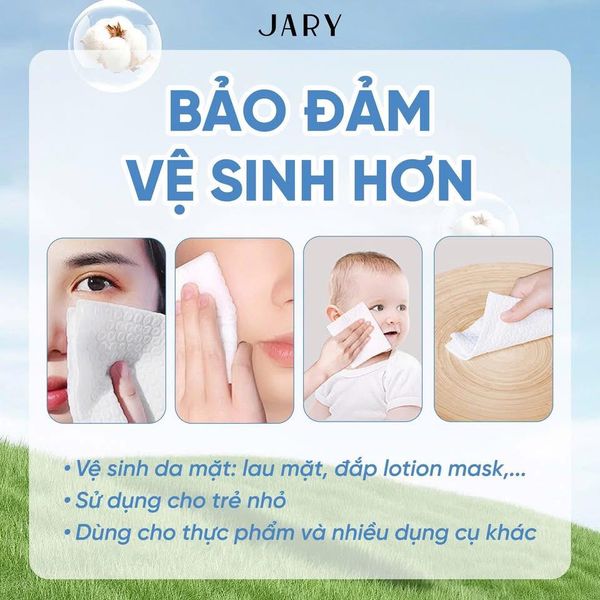 Khăn Mặt JARY Disposable Face Towel - DẠNG RÚT