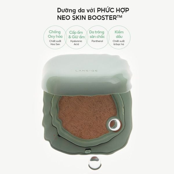 Phấn Nước Laneige Cho Lớp Nền Mịn Lì 50H  15gx2 (Mới) Neo Dot Cushion Matte