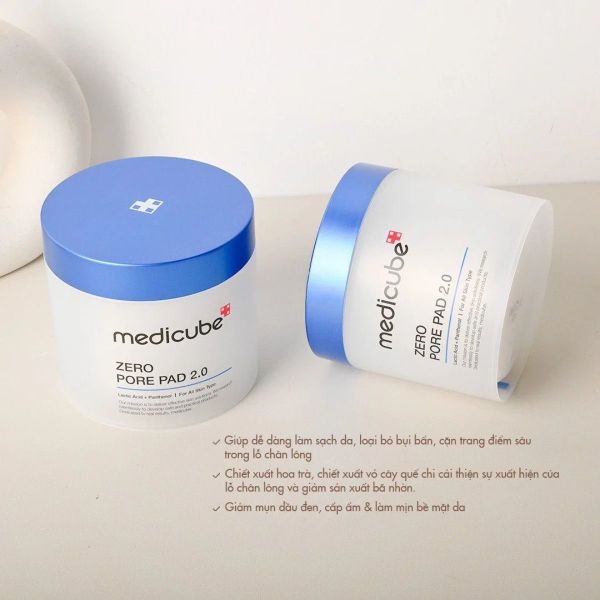 (CÔNG TY) Bông Dưỡng Da Medicube Zero Pore Pad 2.0 155g (70 Pads)