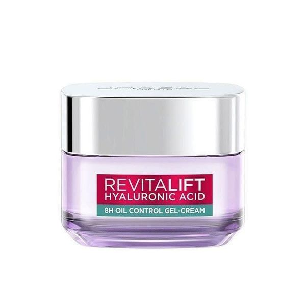 Kem Dưỡng L'Oreal Revitalift Hyaluronic Acid 8H Oil Control Gel Cream Cấp Ẩm, Kiềm Dầu 15ml