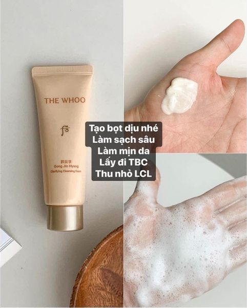 Sữa Rửa Mặt Hoàng Cung Whoo Gongjinhyang Clarifying Cleansing Foam 40ml