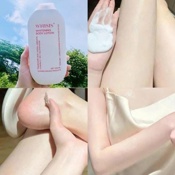 Dưỡng thể kích trắng da Men Gạo Whisis Whitening Body Lotion - 300ml