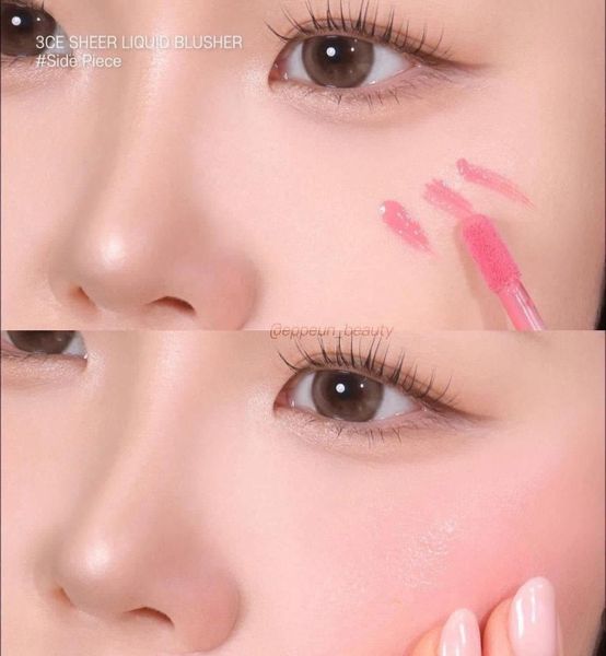Má Hồng Dạng Kem Lâu Trôi 3CE Sheer Liquid Blusher 3g