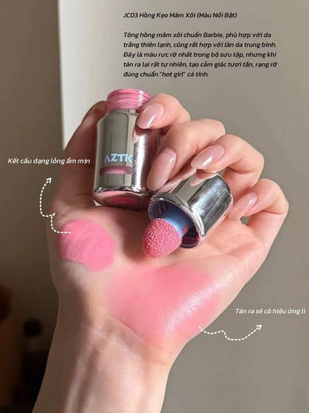 AZTK Jello Color Liquid Blush Má Hồng Kem