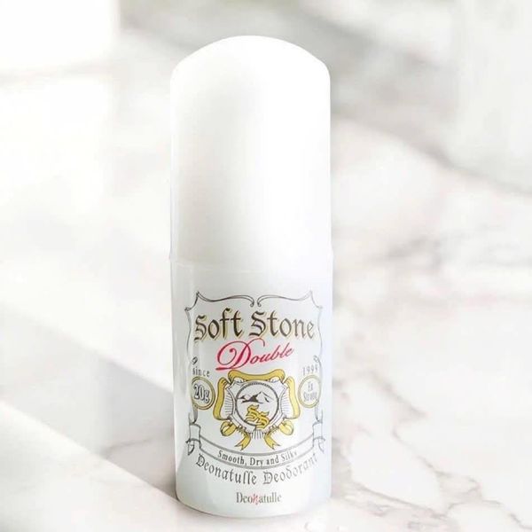 Lăn Khử Mùi Deonatulle Đá Khoáng Hương Bạc Hà Cho Nam 20g Soft Stone W Double Deodorant for Men