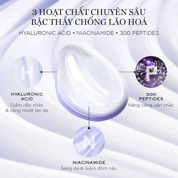 Kem dưỡng hỗ trợ nâng cơ, trẻ hoá da LANCOME Rénergie H.P.N Ultra Cream 15mL