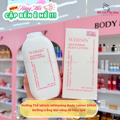 Dưỡng thể kích trắng da Men Gạo Whisis Whitening Body Lotion - 300ml