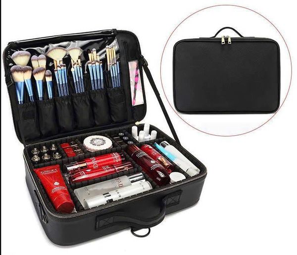 Cốp Đựng Đồ Trang Điểm Da PU 40*29*10cm size L