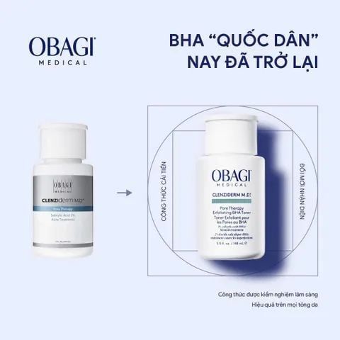 Nước Hoa Hồng OBAGI Clenziderm MD Pore Therapy Giảm Mụn 148ml
