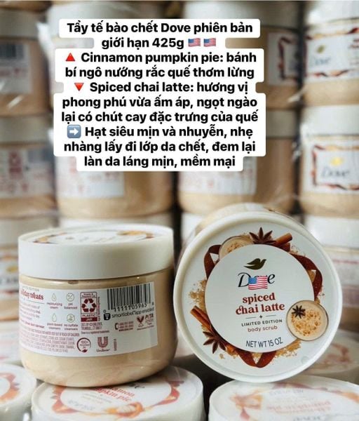 Tẩy Da Chết Dove Body Scrub 425g
