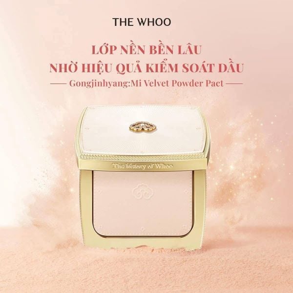 Phấn Phủ Siêu Mịn Thế Hệ Mới Whoo Velvet Powder Pact SPF30 PA++