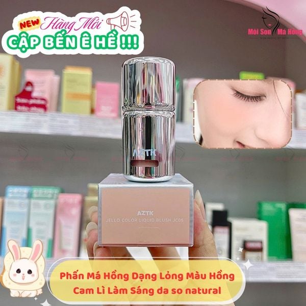 AZTK Jello Color Liquid Blush Má Hồng Kem
