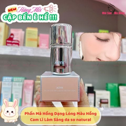 AZTK Jello Color Liquid Blush Má Hồng Kem