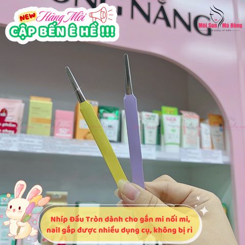 Nhíp Lông Mi Thẳng #Vàng #tím