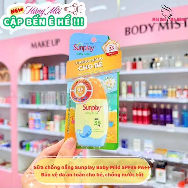 Sữa Chống Nắng Sunplay Cho Bé Và Da Nhạy Cảm 30g Baby Mild SPF35/PA++