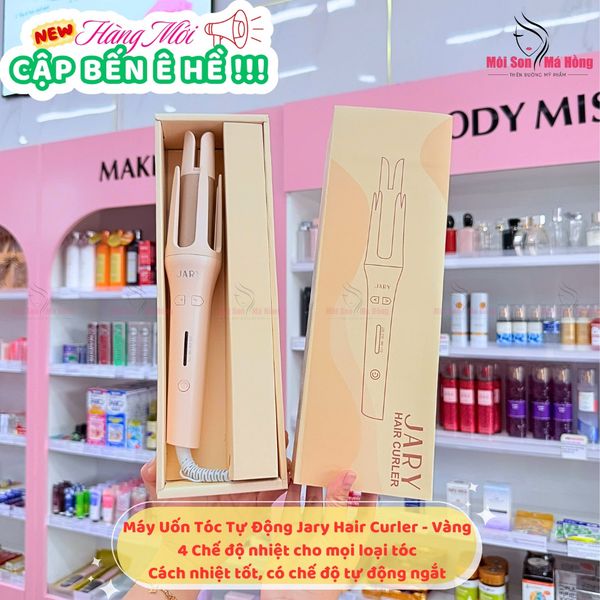 MÁY UỐN TÓC TỰ ĐỘNG JARY HAIR CURLER - TONE HỒNG, Tím, , vàng