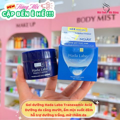 Gel Dưỡng Hada Labo Sáng Da Chuyên Sâu, Giảm Thâm Sạm 50g Perfect White T.X.A Gel Cream