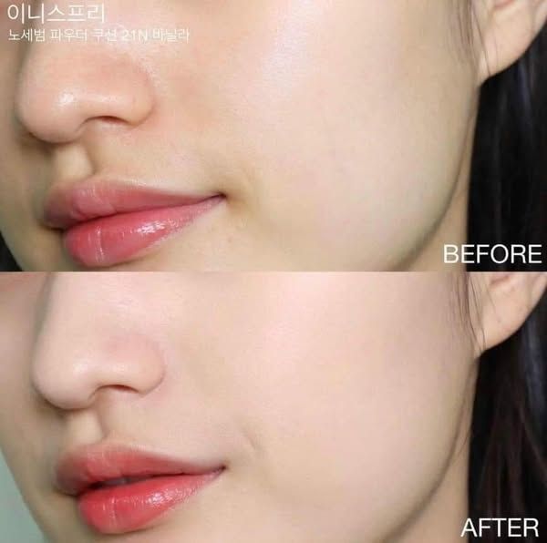 Phấn Nước Innisfree Kiềm Dầu Cho Lớp Nền Lâu Trôi No-Sebum Powder Cushion SPF 29/PA++ 14g