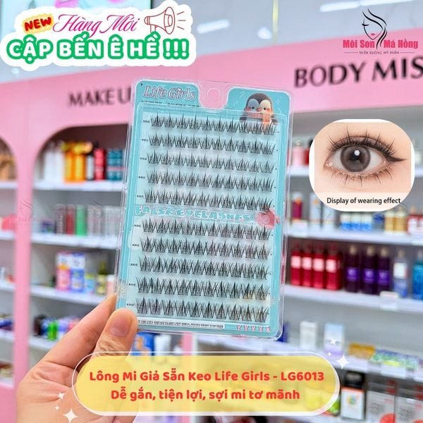 Life Girls Mi Giả Sẵn Keo 10 Hàng G6015/ G6013