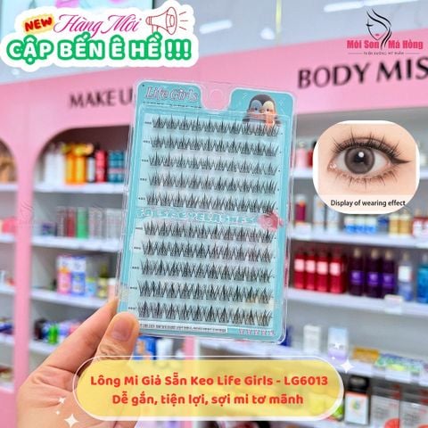Life Girls Mi Giả Sẵn Keo 10 Hàng G6015/ G6013