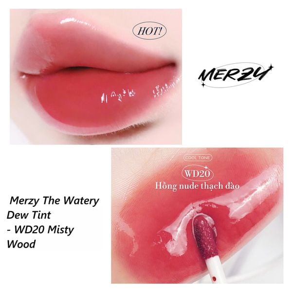 (New Dew) Son Tint Bóng Merzy New Watery Dew Tint