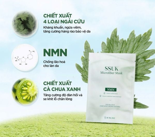 Mặt Nạ Dưỡng Da 3 Bước Be Balance Micro Fiber Mask 30g (1 miếng)