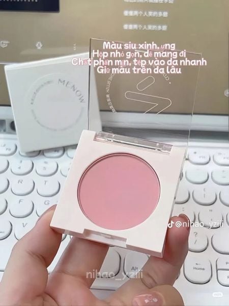 Phấn má hồng ngọt ngào, tự nhiên Menow Cloud Cheek tiện dụng 4.5gr